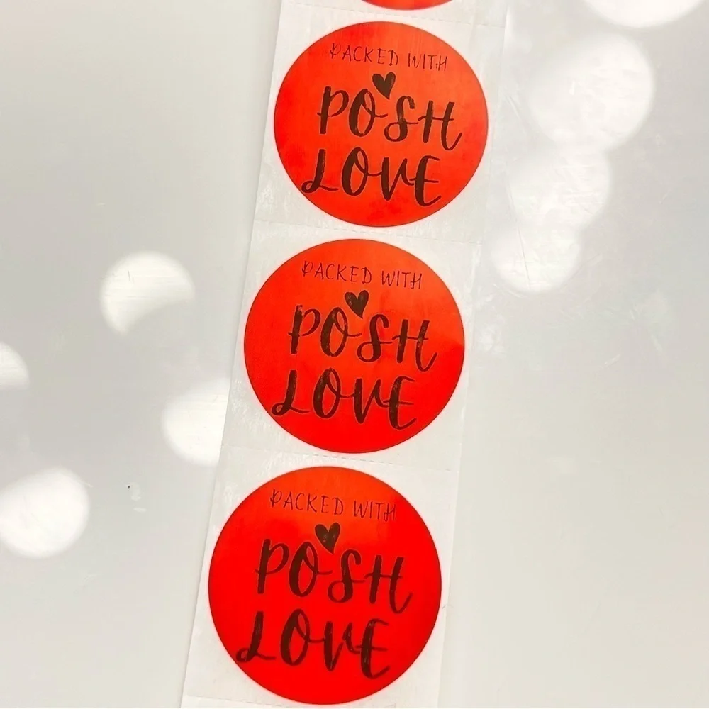 Thank You Stickers for poshmark 2in round | Shipping Supplies | NWT 100 pac - Picture 7 of 13